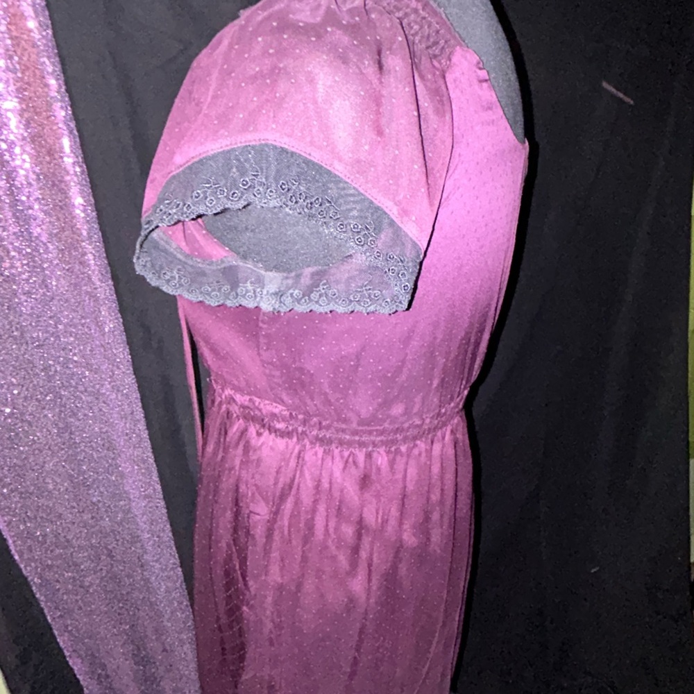 *RARE* Morbid Threads Purple and black Babydoll Dress - Picture 3 of 6